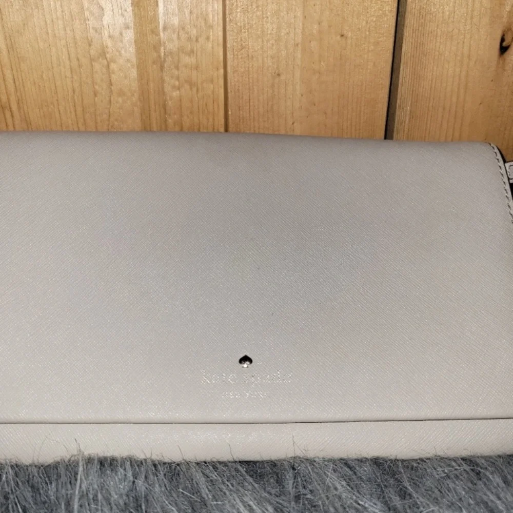 kate spade Cream Crossbody Wallet